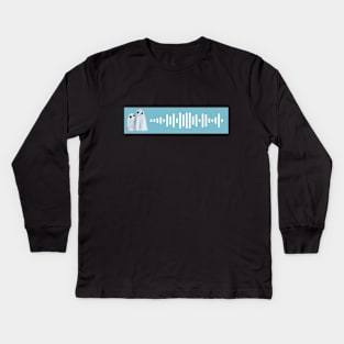 Phoebe Bridgers- Scott Street Spotify Code Kids Long Sleeve T-Shirt